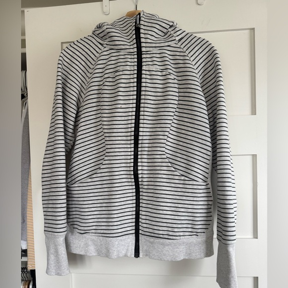 Striped Zip-Up Jacket - Picture 2 of 5